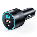 CHOETECH TC0011 130W 3 Ports (Dual USB-C Port PD3.0 + USB-A Port) Fast Car Charger - SuperSaverAU - view 1