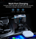 CHOETECH TC0020 45W 2 Sockets + 2x USB-C + 1x USB-A Cigarette Lighter Splitter - SuperSaverAU - view 3