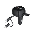 CHOETECH TC0036 PD45W USB-C+USB-A car charger with C+L Interface - SuperSaverAU - view 3