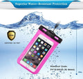 CHOETECH WPC007-PK Universal WaterProof Cell Phone Pouch bag up to 8-inch (Pink) - SuperSaverAU - view 4