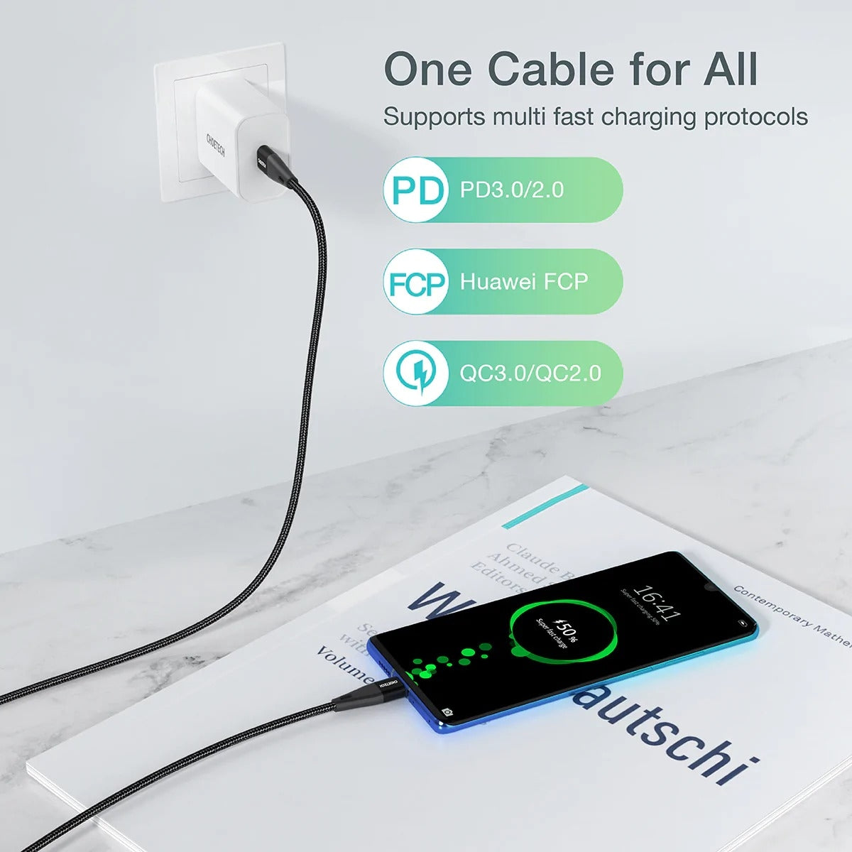 CHOETECH XCC-1004 USB-C To USB-C Cable 2M - SuperSaverAU - view 5