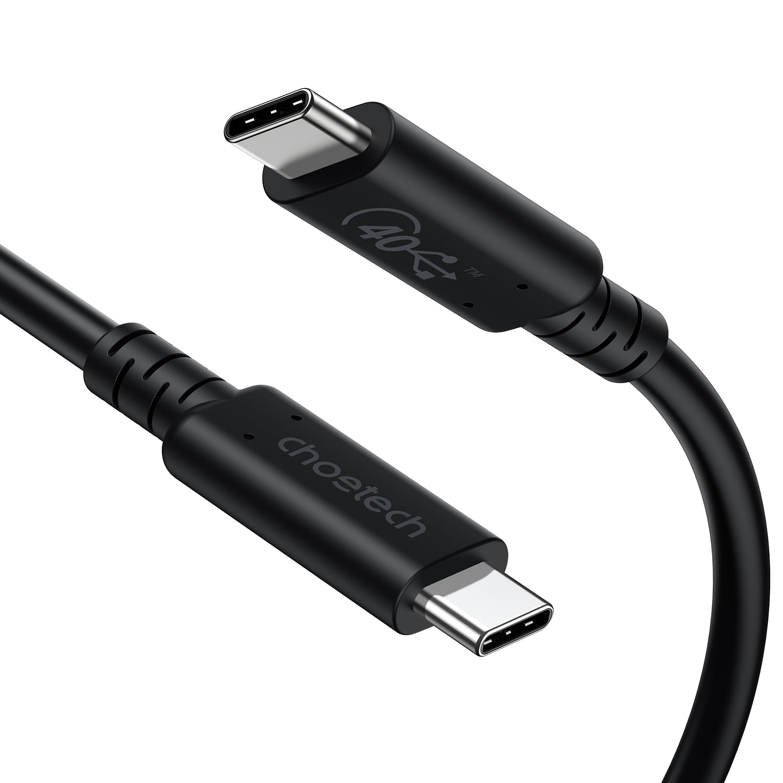 CHOETECH USB-C to USB-C 100W 4.0 Gen 3 Cable 0.8M, 8K@60Hz, Power Delivery - SuperSaverAU - view 1