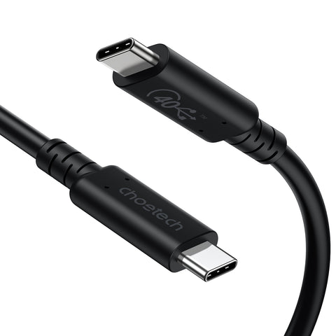 CHOETECH USB-C to USB-C 100W 4.0 Gen 3 Cable 0.8M, 8K@60Hz, Power Delivery - SuperSaverAU - view 1