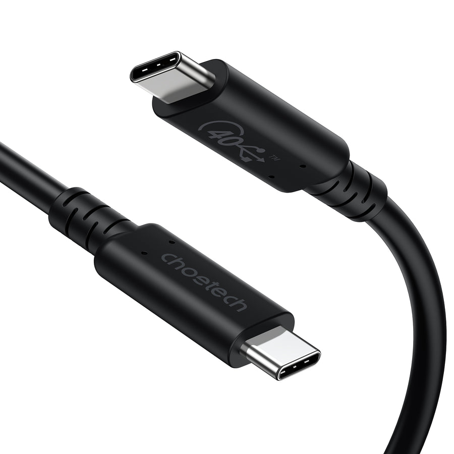 CHOETECH USB-C to USB-C 100W 4.0 Gen 3 Cable 0.8M, 8K@60Hz, Power Delivery - SuperSaverAU - view 1