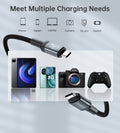 CHOETECH XCC-1042 Gen3.0 USB4.0 with 8K @ 60hz Video & Audio 240W USB-C to C Braided Cable 2M - SuperSaverAU - view 5