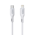 CHOETECH XCL-0002 Silicone USB-C to L Cable 1m White - SuperSaverAU - view 1