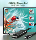CHOETECH XCP-1803 USB-C To DisplayPort Cable 8K@30Hz 1.8M Two-Way - SuperSaverAU - view 4