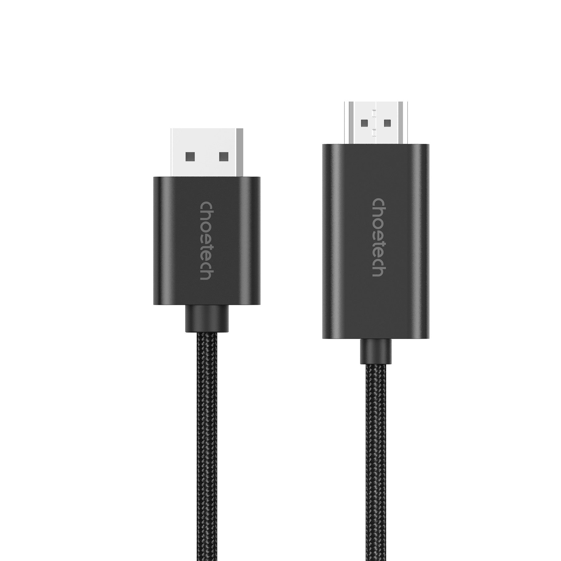 CHOETECH 2m Braided DisplayPort to HDMI 4K60Hz Male Cable Audio Video Adapter - SuperSaverAU - view 1