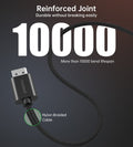 CHOETECH 2m Braided DisplayPort to HDMI 4K60Hz Male Cable Audio Video Adapter - SuperSaverAU - view 5