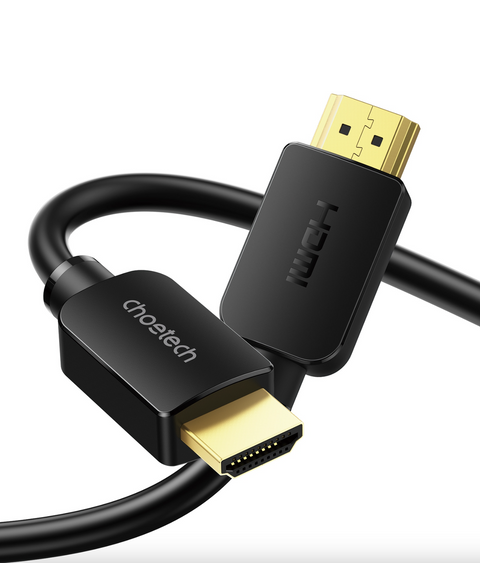 CHOETECH XHH-TP20 8K HDMI 2.1 Cable 8K@60Hz 48Gbps 2M Braided Cable - Black - SuperSaverAU - view 1