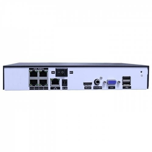 Hiseeu H5NVR-P4-624P 4CH 4MP PoE CCTV System with 2TB HDD