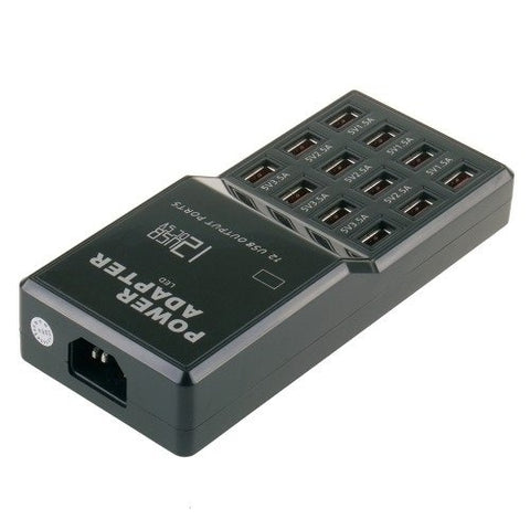 Sabrent 12-Port 60W USB Charge Station for Simultaneous Device Charging - SuperSaverAU - view 2
