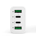 4-Port Car Charger (2 Ports PD + 2 Ports QC3.0 ) White - SuperSaverAU - view 3
