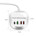 4-Port PD+QC3.0 Charger 40W with AU AC Adapter - SuperSaverAU - view 2
