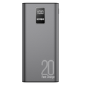 KIVEE PT23 20000mAh Power Bank with Digital Display Black - SuperSaverAU - view 2