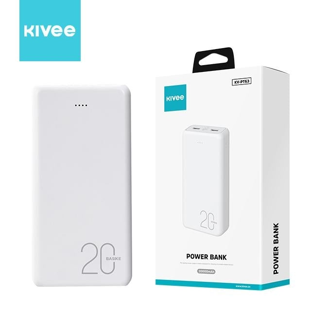 KIVEE PT63 20000mAh Power Bank White - SuperSaverAU - view 8