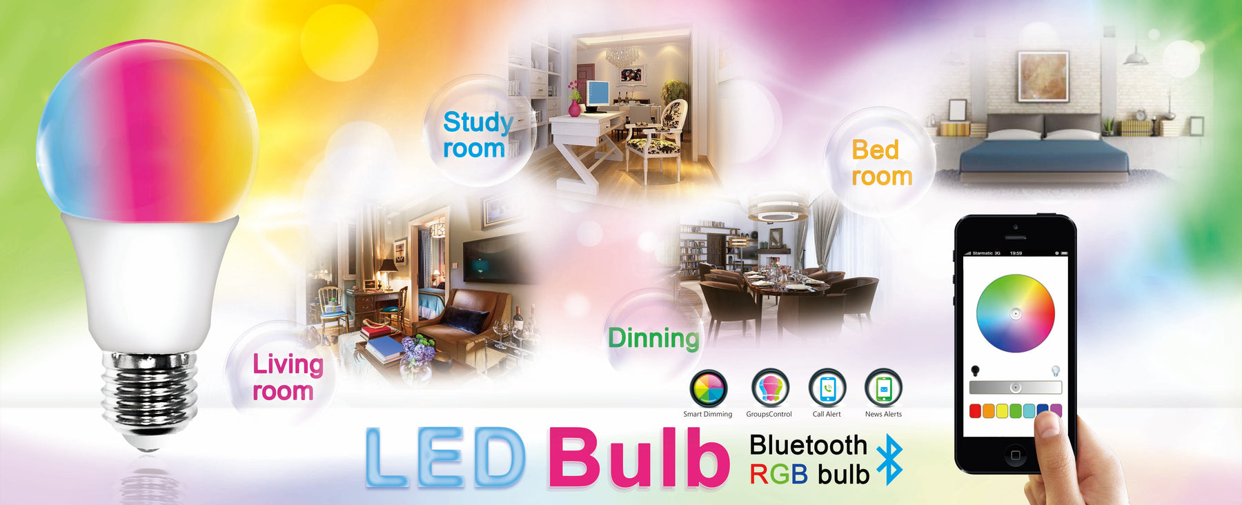 MV SMART BULB 9W E27 TWIN PACK  (apple app only ) - SuperSaverAU - view 5