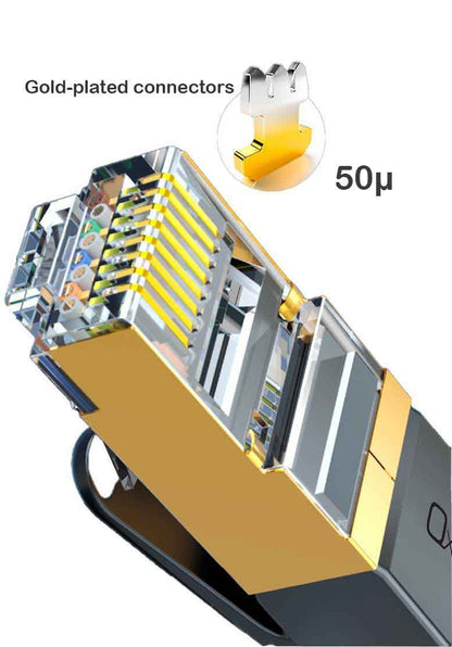 OXHORN Cat8 Ethernet Cable - 20m, 40Gbps Speed