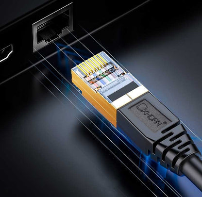 OXHORN Cat8 Ethernet Cable - 2m, 40Gbps Speed