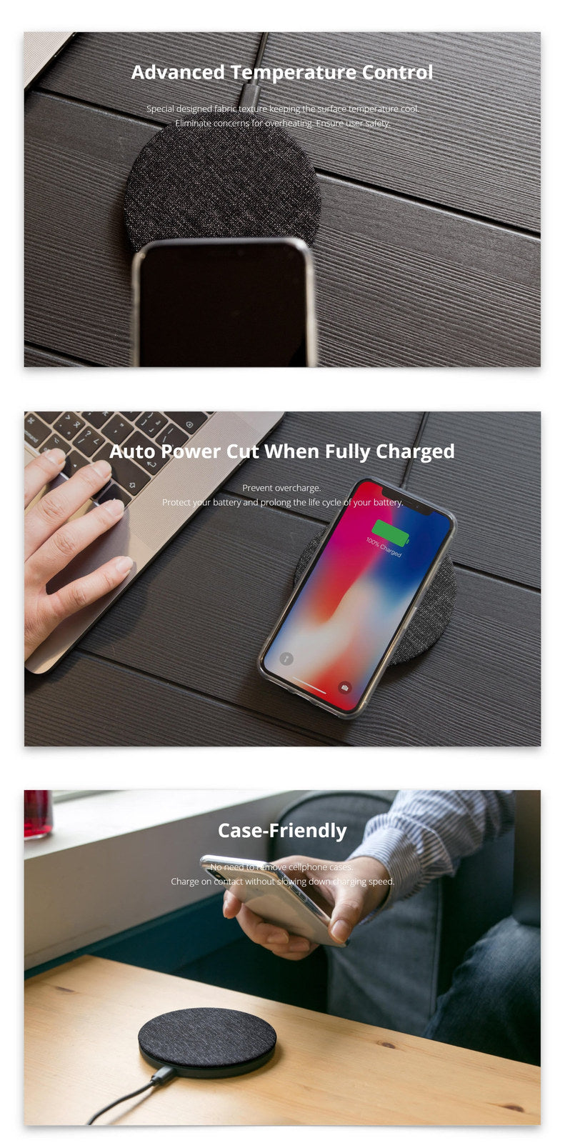 Photofast AirCharge Qi Compatible 10W Fast Charge (SKU:AC8000) - SuperSaverAU - view 5
