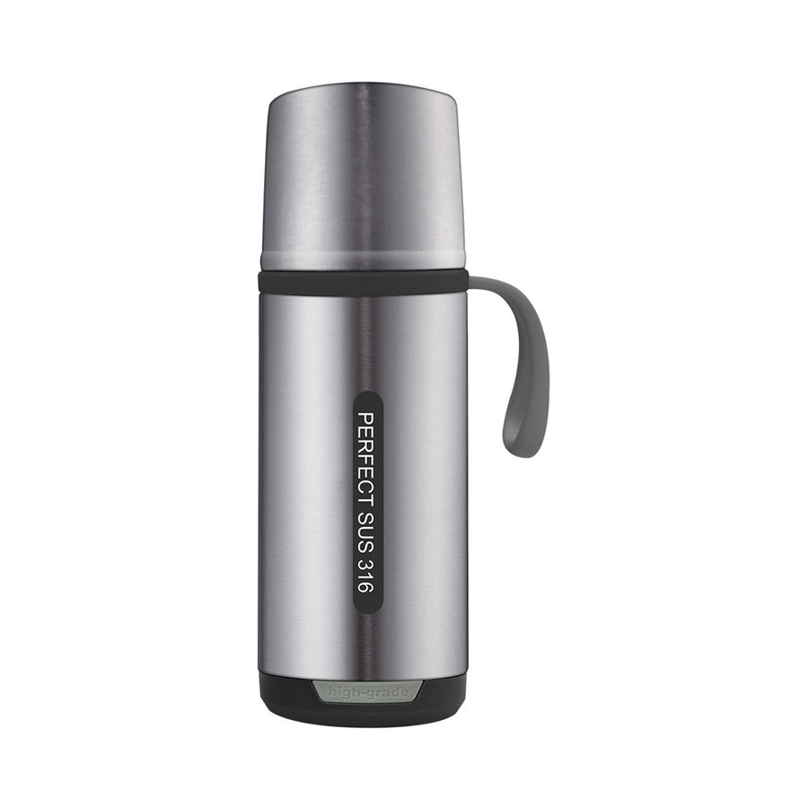 ELESUS 316 Stainless Steel Thermal Bottle - 5-Layer Insulation, Leak Proof, Silver - SuperSaverAU - view 1