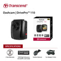 Transcend DrivePro 110 Dash Cam 16GB with 2.4-Inch LCD