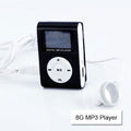 Premium Black Mini Clip MP3 Music Player with USB Cable and Earphones