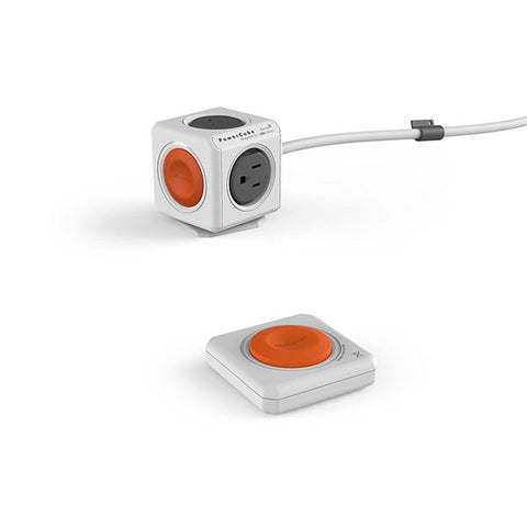 Allocacoc Powercube Extended Remote 4-Outlets + Remote control button - SuperSaverAU - view 1