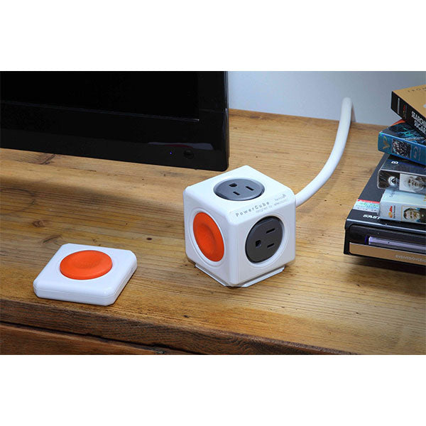Allocacoc Powercube Extended Remote 4-Outlets + Remote control button - SuperSaverAU - view 5