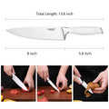 Warmot Professional Chef Knife Set - 3 pcs German Steel 8" Chef, 5" Utility, 3.5" Paring - SuperSaverAU - view 2