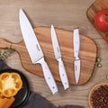Warmot Professional Chef Knife Set - 3 pcs German Steel 8" Chef, 5" Utility, 3.5" Paring - SuperSaverAU - view 5