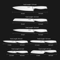 Warmot 7-Piece Professional Chef Knife Set - German Steel, Ergonomic Handles - SuperSaverAU - view 2