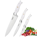 Warmot 3-Piece Professional German Steel Knife Set - Ultra Sharp, Ergonomic Handles - SuperSaverAU - view 1