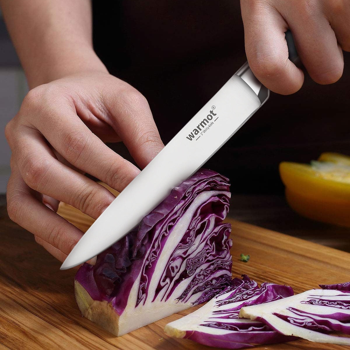 Warmot 3-Piece Professional German Steel Knife Set - Ultra Sharp, Ergonomic Handles - SuperSaverAU - view 6