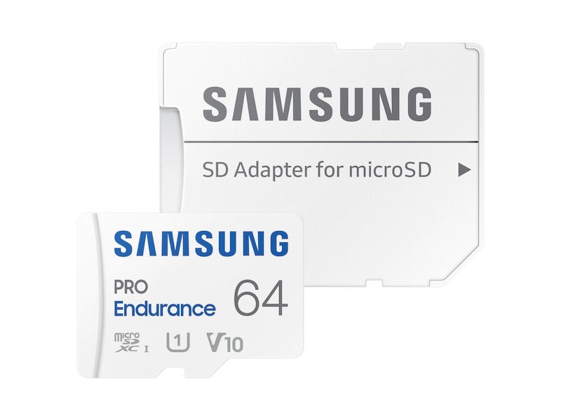 SAMSUNG 64GB microSDXC PRO Endurance UHS-I U1 V10 for Surveillance & Dash Cams - SuperSaverAU - view 1