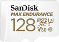 Sandisk Max Endurance Microsdxc Card SQQVR 128G (60 000 HRS) UHS-I C10 U3 V30 100MB/S R 40MB/S W SD Adaptor SDSQQVR-128G-GN6IA - SuperSaverAU - view 1
