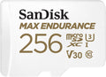 Sandisk Max Endurance Microsdxc Card SQQVR 256G (120 000 HRS) UHS-I C10 U3 V30 100MB/S R 40MB/S W SD Adaptor SDSQQVR-256G-GN6IA - SuperSaverAU - view 1