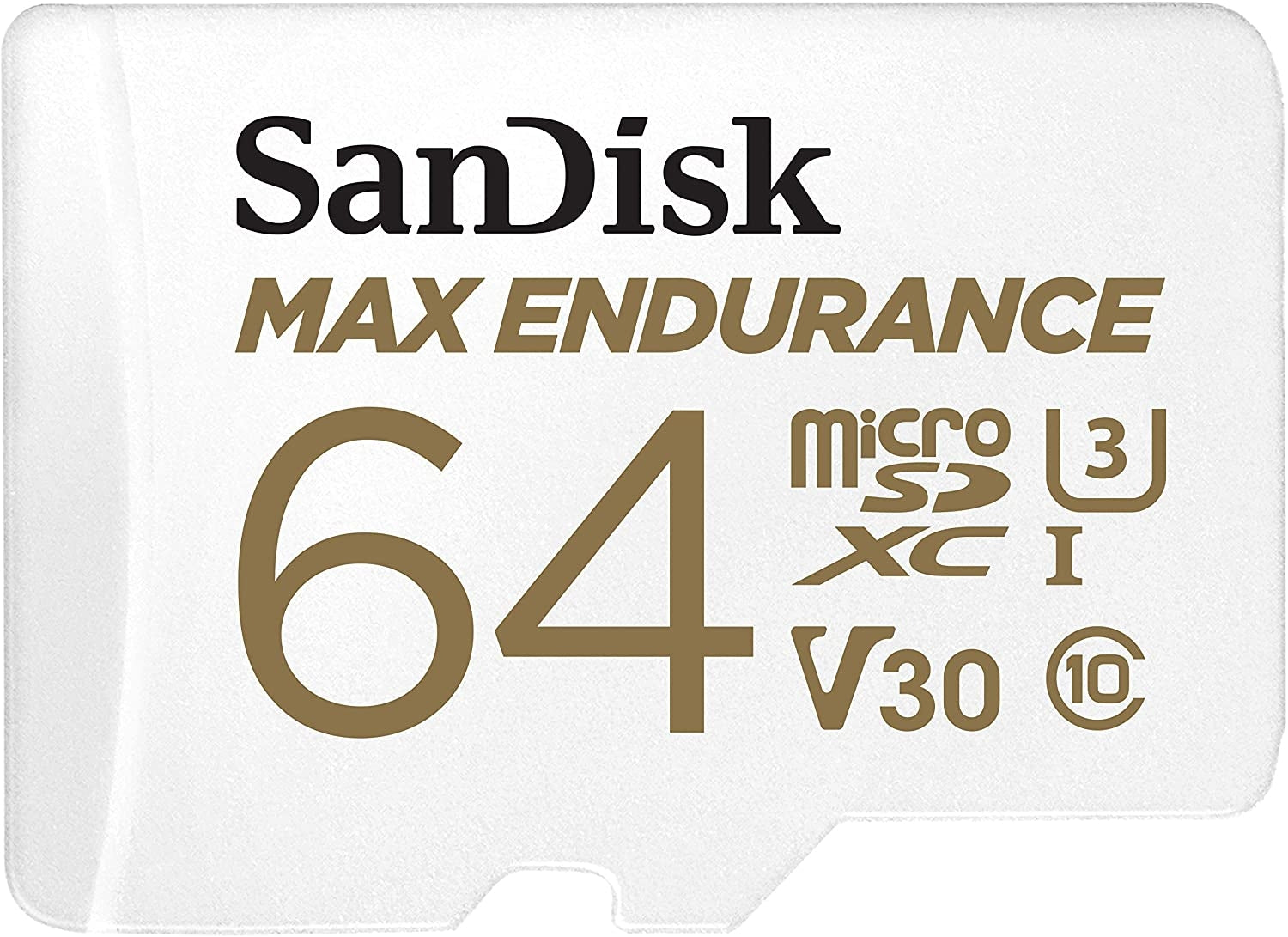 Sandisk Max Endurance Microsdxc Card SQQVR 64G (30 000 HRS) UHS-I C10 U3 V30 100MB/S R 40MB/S W SD Adaptor SDSQQVR-064G-GN6IA - SuperSaverAU - view 1