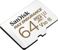 Sandisk Max Endurance Microsdxc Card SQQVR 64G (30 000 HRS) UHS-I C10 U3 V30 100MB/S R 40MB/S W SD Adaptor SDSQQVR-064G-GN6IA - SuperSaverAU - view 2