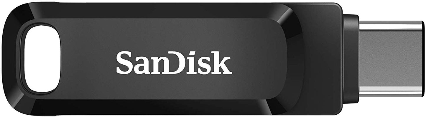 SanDisk Ultra Dual Drive Go 128GB USB 3.1 Type-C Flash Drive with Swivel Design