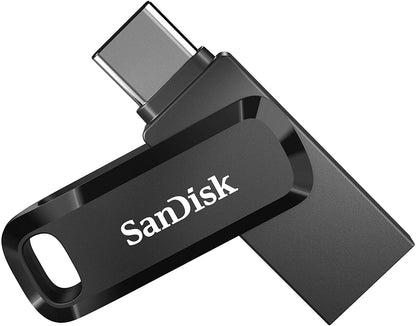 SanDisk Ultra Dual Drive Go 128GB USB 3.1 Type-C Flash Drive with Swivel Design