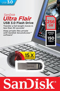 SANDISK 256GB CZ73 ULTRA FLAIR USB 3.0 FLASH DRIVE upto 150MB/s - SuperSaverAU - view 4