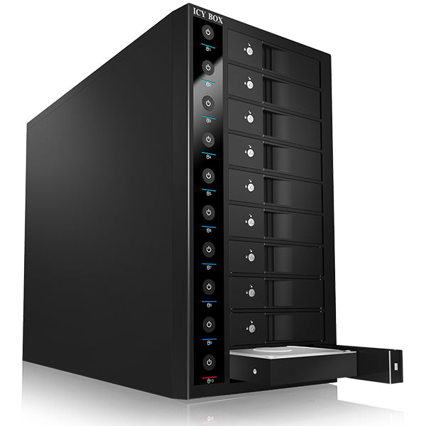 ICY BOX 10-Bay External SINGLE System for 10x SATA 3.5" I/II/III HDD  (IB-3810U3) - SuperSaverAU - view 2