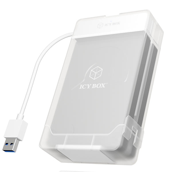 ICY BOX Adapter and enclosure for 2x 2.5" SATA HDDs/SSDs (IB-AC7032-U3) - SuperSaverAU - view 1
