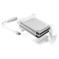 ICY BOX Adapter and enclosure for 2x 2.5" SATA HDDs/SSDs (IB-AC7032-U3) - SuperSaverAU - view 2