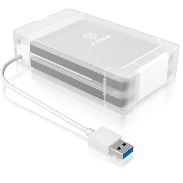 ICY BOX Adapter and enclosure for 2x 2.5" SATA HDDs/SSDs (IB-AC7032-U3) - SuperSaverAU - view 4
