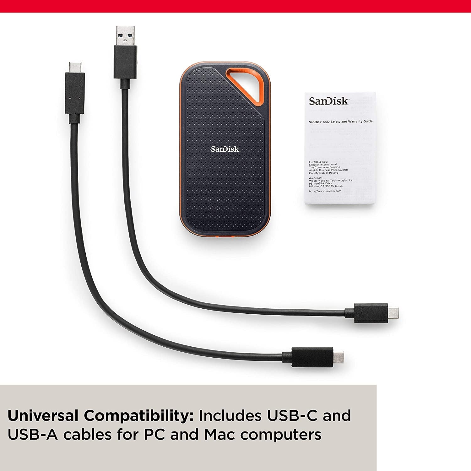 SanDisk Extreme PRO Portable SSD V2 2000MB/s - 1TB