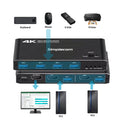 Simplecom HDMI KVM Switch 2-Port 4K@60Hz with 4-Port USB 3.0 Hub 5Gbps - SuperSaverAU - view 4