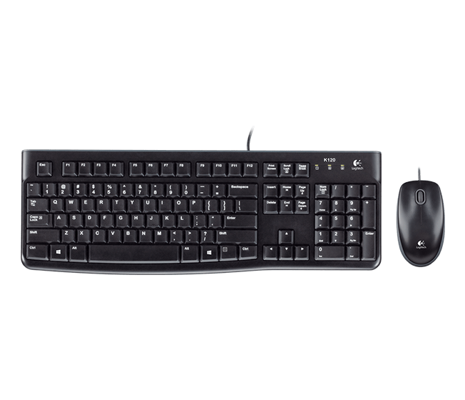 Logitech MK120 Wired Keyboard and Mouse Combo