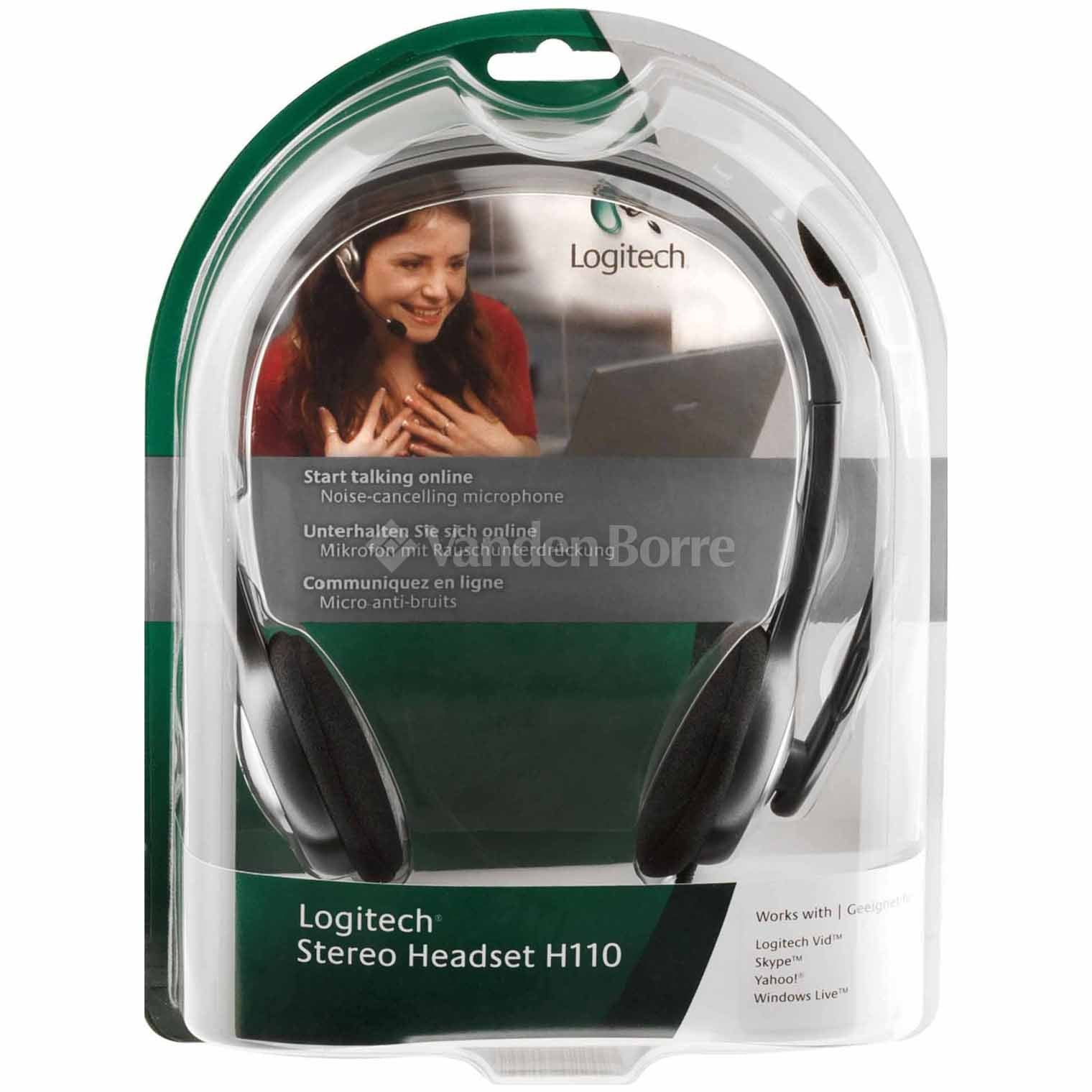 Logitech H110 Stereo Headset (981-000459) - SuperSaverAU - view 5